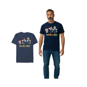 Nintendo Super Mario Characters Tee - Dark Blue